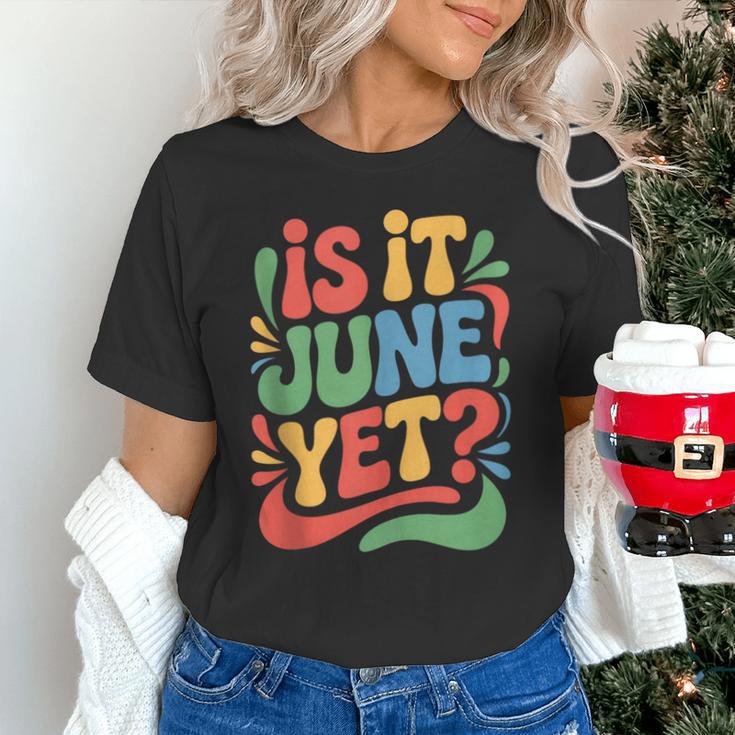 Is It June Yet Back To School Student Groovy Kids Unisex T-Shirt Is It June Yet Back To School Student Groovy Kids Unisex T-Shirt