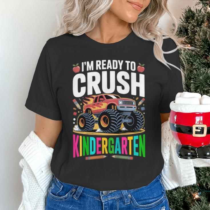 Kids Back To School I'm Ready To Crush Kindergarten For Boys Unisex T-Shirt Kids Back To School I'm Ready To Crush Kindergarten For Boys Unisex T-Shirt