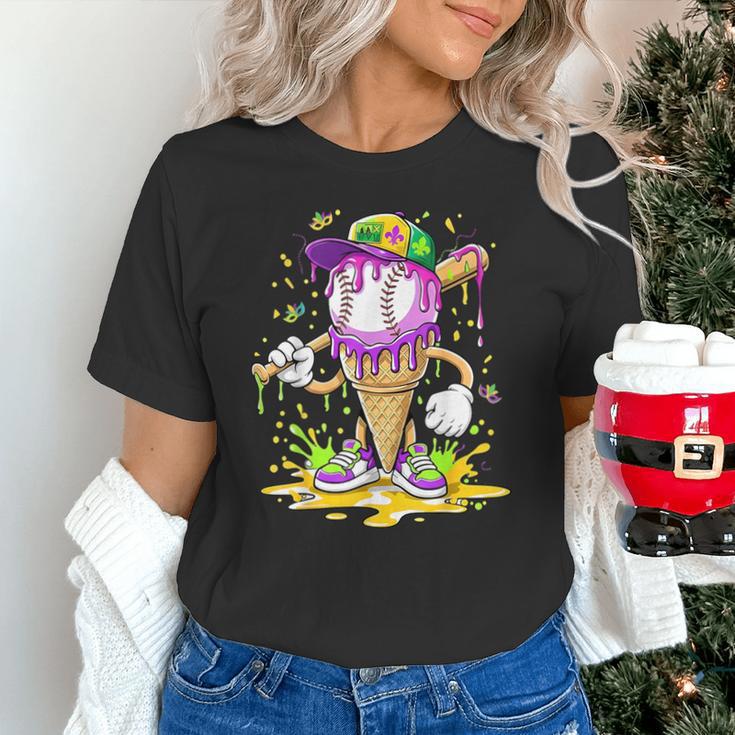 Kids Baseball Drip Ice Cream Apparel Kids Boys Mardi Gras Unisex T-Shirt Kids Baseball Drip Ice Cream Apparel Kids Boys Mardi Gras Unisex T-Shirt