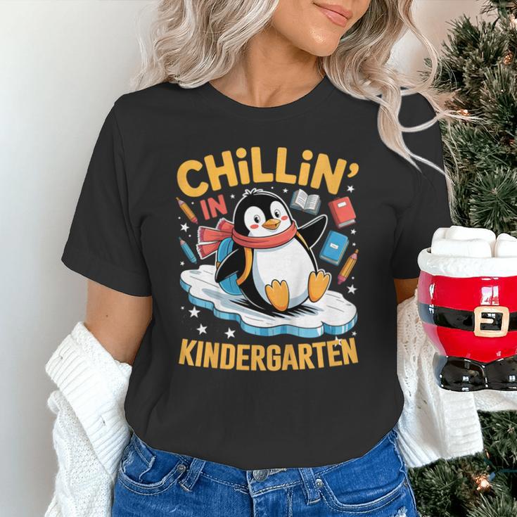 Kids Chillin In Kindergarten Penguin Student Back To School Boys Unisex T-Shirt Kids Chillin In Kindergarten Penguin Student Back To School Boys Unisex T-Shirt