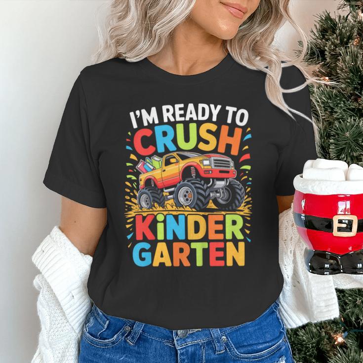 Kids I'm Ready To Crush Kindergarten Shirt Back To School Boy Unisex T-Shirt Kids I'm Ready To Crush Kindergarten Shirt Back To School Boy Unisex T-Shirt