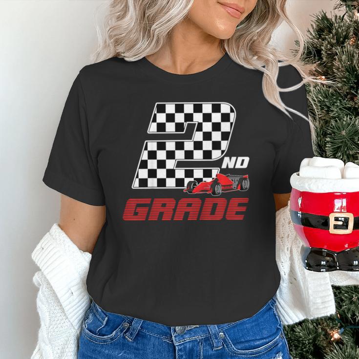Kids Race Car 2nd Second Grade Boys Cars Lovers Back To School Unisex T-Shirt