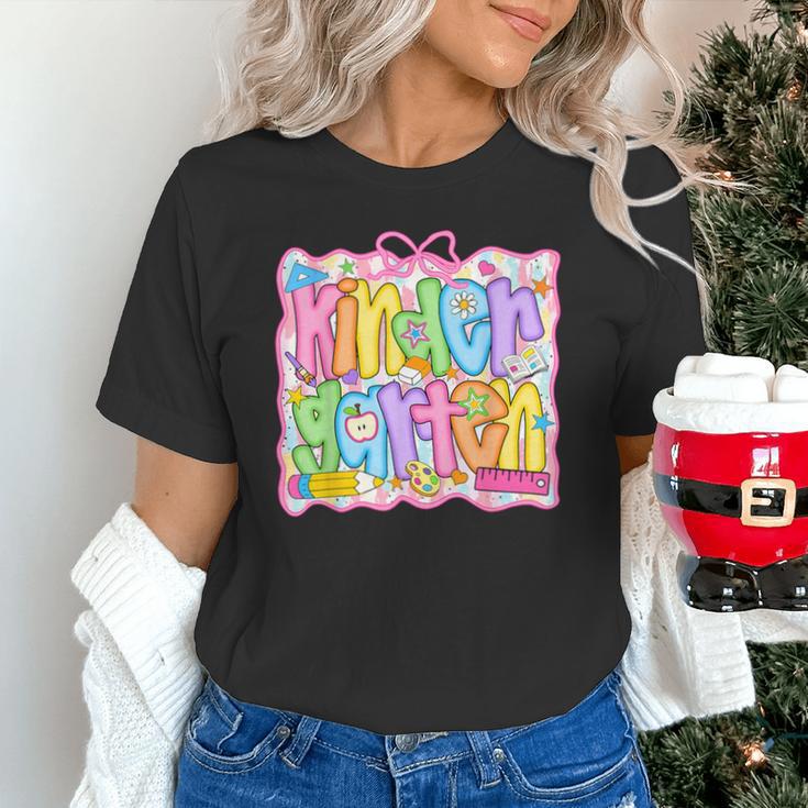 Kindergarten Coquette Bow Back To School Kinder Girl Kids Unisex T-Shirt Kindergarten Coquette Bow Back To School Kinder Girl Kids Unisex T-Shirt