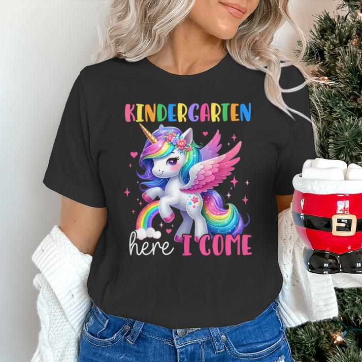 Kindergarten Here I Come Unicorn Girls Kids Back To School Unisex T-Shirt Kindergarten Here I Come Unicorn Girls Kids Back To School Unisex T-Shirt