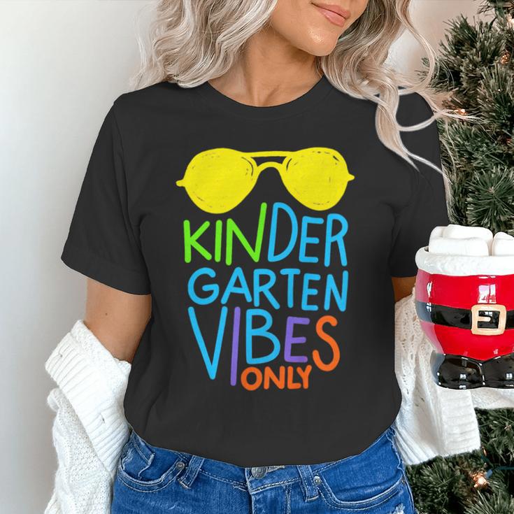 Kindergarten Vibes Only Glow Sunglasses Back To School Unisex T-Shirt Kindergarten Vibes Only Glow Sunglasses Back To School Unisex T-Shirt