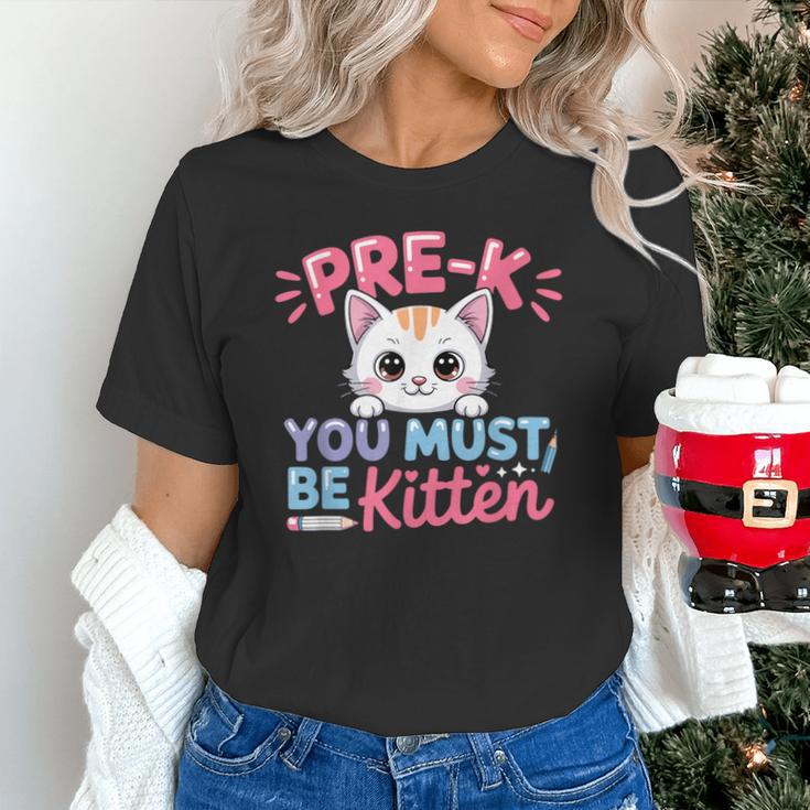 Kitten Back To School Girls Preschool Cat Lover Unisex T-Shirt Kitten Back To School Girls Preschool Cat Lover Unisex T-Shirt