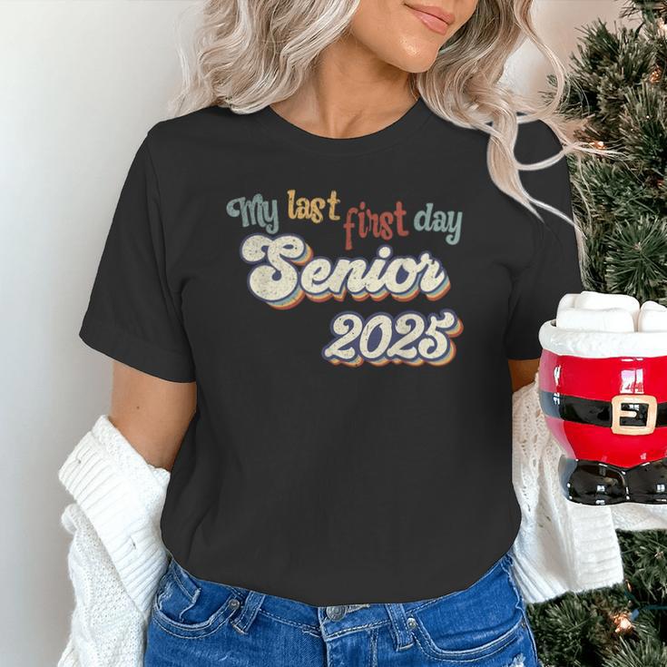 My Last First Day Senior 2025 Back To School Vintage Cool Unisex T-Shirt