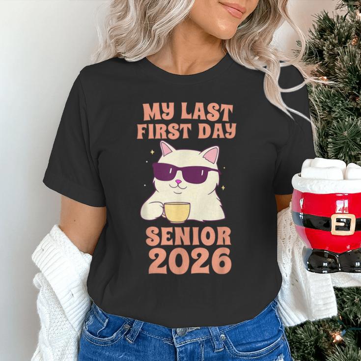 My Last First Day Senior 2026 Cat Back To School Class 2026 Unisex T-Shirt My Last First Day Senior 2026 Cat Back To School Class 2026 Unisex T-Shirt
