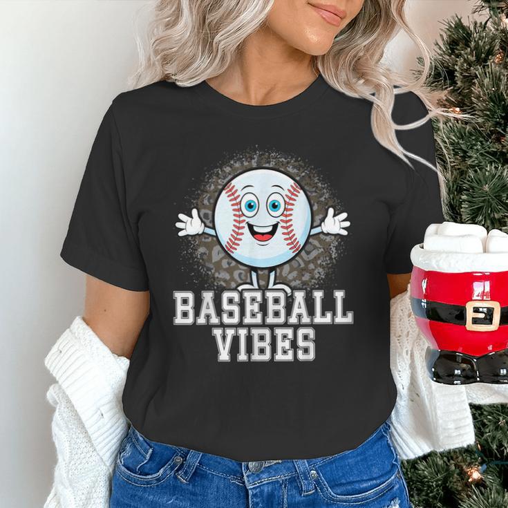 Leopard Baseball Vibes Game Day Softball Life Mom Unisex T-Shirt Leopard Baseball Vibes Game Day Softball Life Mom Unisex T-Shirt