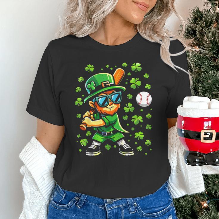Leprechaun Playing Baseball Happy St Patricks Day Men Boys Unisex T-Shirt Leprechaun Playing Baseball Happy St Patricks Day Men Boys Unisex T-Shirt