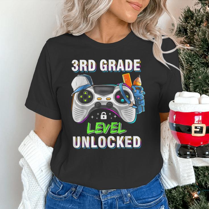 Level 3rd Grade Unlocked Back To School First Day Boys Kids Unisex T-Shirt Level 3rd Grade Unlocked Back To School First Day Boys Kids Unisex T-Shirt