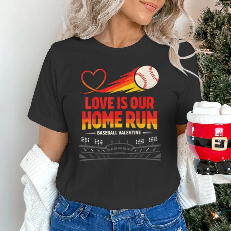 Love Is Our Home Run Baseball Valentine Couple Unisex T-Shirt Love Is Our Home Run Baseball Valentine Couple Unisex T-Shirt