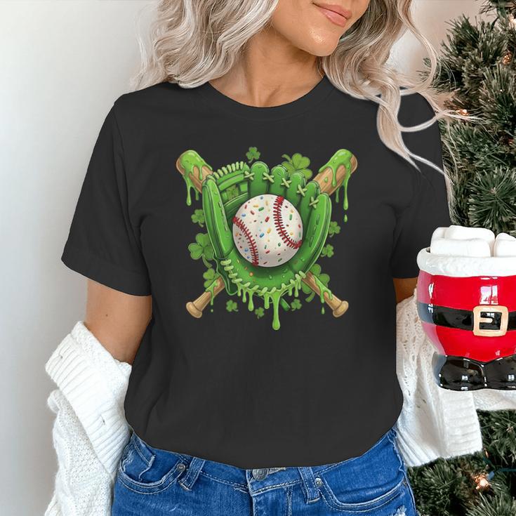 Lucky Shamrock Baseball Gloves Drip St Patrick's Day Boys Unisex T-Shirt Lucky Shamrock Baseball Gloves Drip St Patrick's Day Boys Unisex T-Shirt