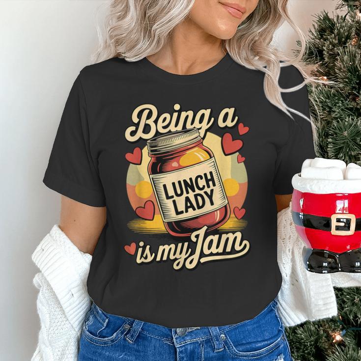 Being a Lunch Lady Is My Jam Retro Jam Jar Back To School Unisex T-Shirt Being a Lunch Lady Is My Jam Retro Jam Jar Back To School Unisex T-Shirt