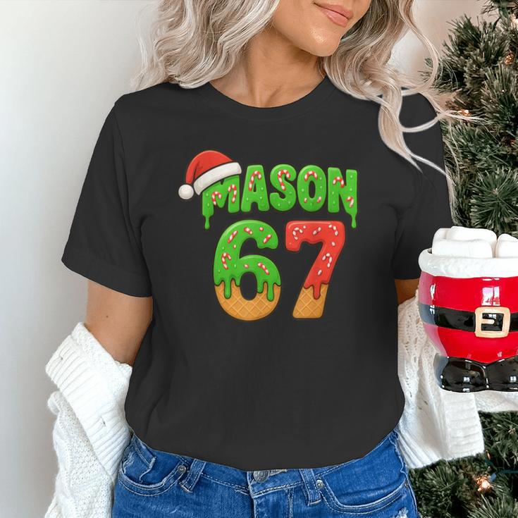 Mason 67 Christmas Ice Cream Drip Meme Six Seven Baseball Unisex T-Shirt