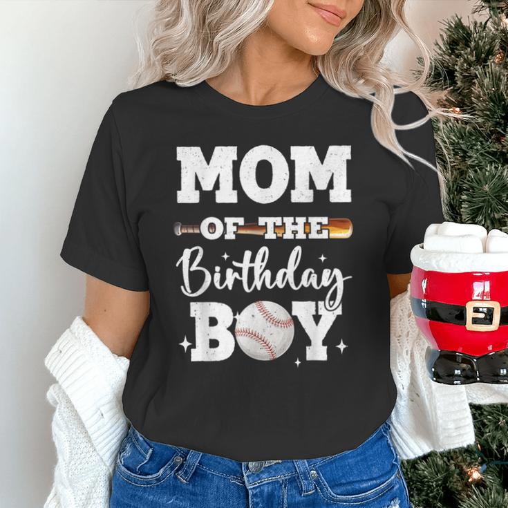 Mom Of The Birthday Boy Baseball Bday Family Unisex T-Shirt Mom Of The Birthday Boy Baseball Bday Family Unisex T-Shirt