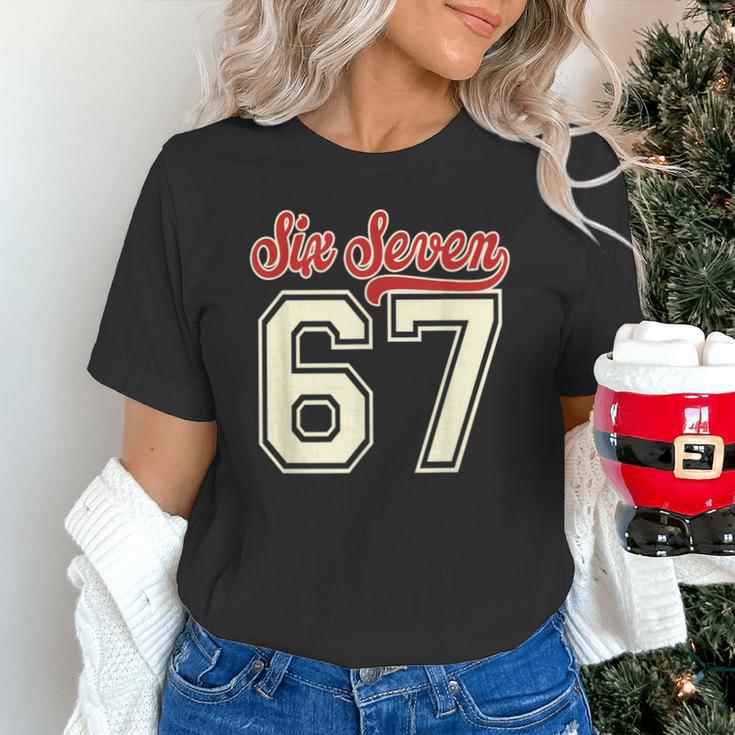 Number 67 Meme Six Seven Baseball Style Kids Boy Teen Unisex T-Shirt Number 67 Meme Six Seven Baseball Style Kids Boy Teen Unisex T-Shirt