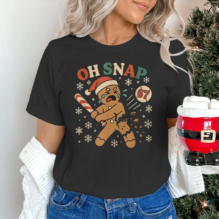 Oh Snap Gingerbread 67 Meme Baseball Christmas Xmas Unisex T-Shirt Oh Snap Gingerbread 67 Meme Baseball Christmas Xmas Unisex T-Shirt