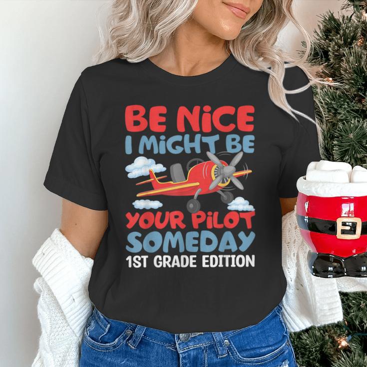 I Might Be Your Pilot First Day Back To School 1st Grade Unisex T-Shirt I Might Be Your Pilot First Day Back To School 1st Grade Unisex T-Shirt