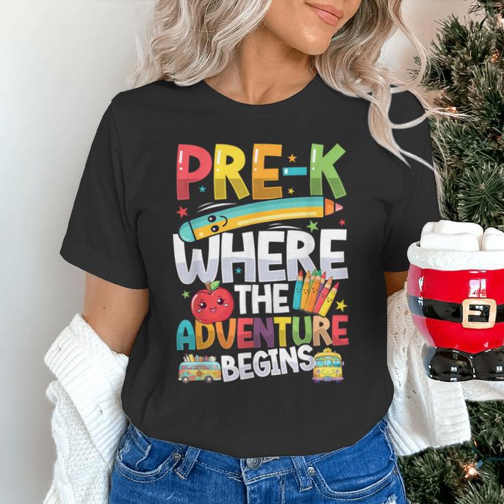Pre-K Where The Adventure Begins First Day & Back To School Unisex T-Shirt Pre-K Where The Adventure Begins First Day & Back To School Unisex T-Shirt