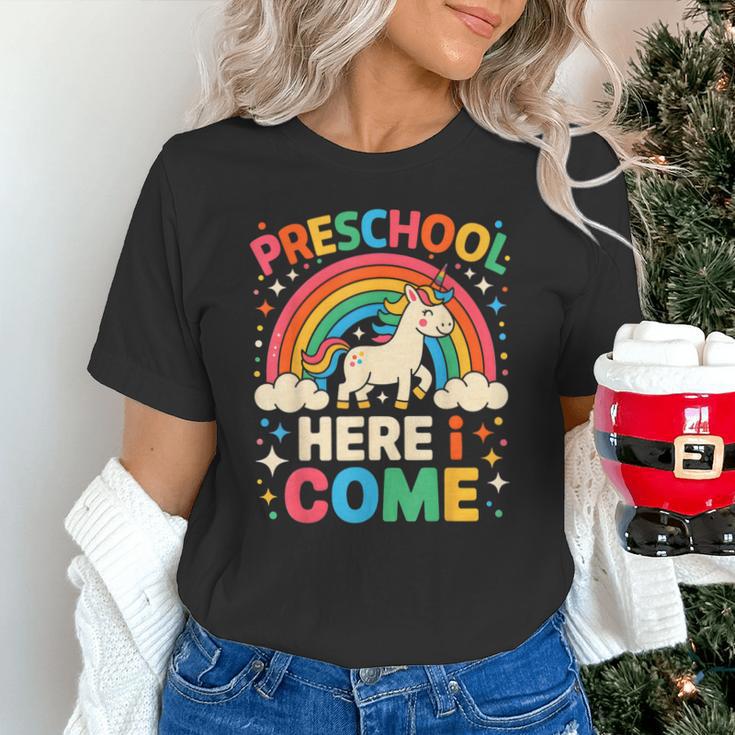 Preschool Here I Come Unicorn Back To School Preschool Girls Unisex T-Shirt Preschool Here I Come Unicorn Back To School Preschool Girls Unisex T-Shirt