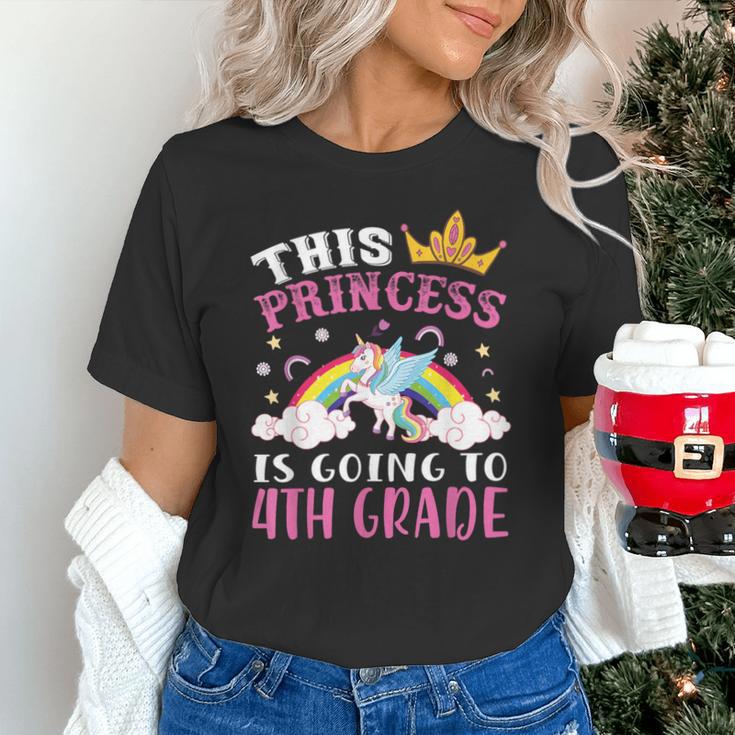 Princess Going To 4th Grade Tee For Girls Back To School Unisex T-Shirt Princess Going To 4th Grade Tee For Girls Back To School Unisex T-Shirt
