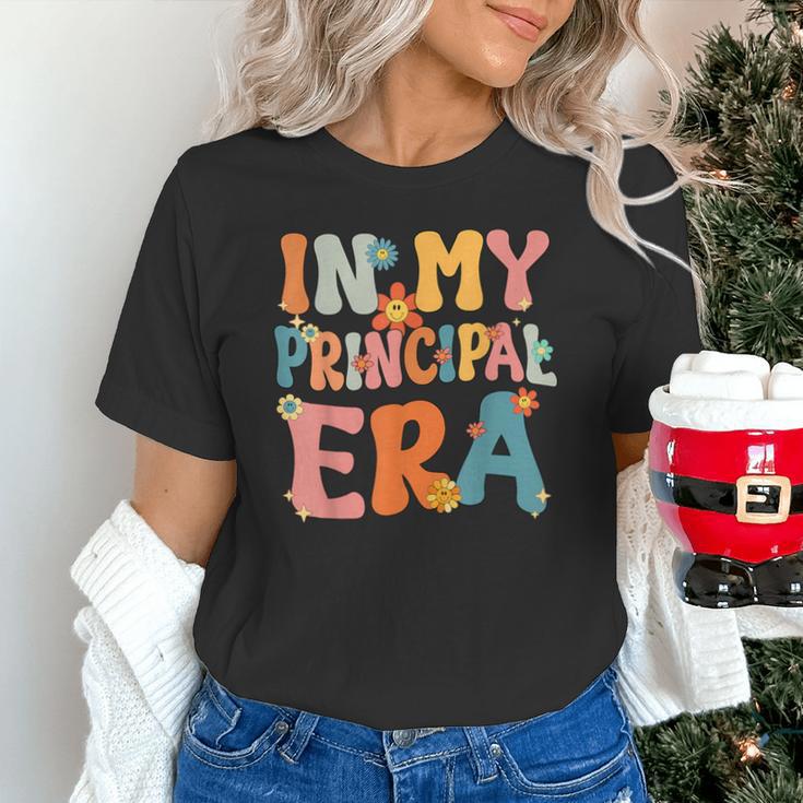 In My Principal Era Retro Groovy Back To School Principal Unisex T-Shirt