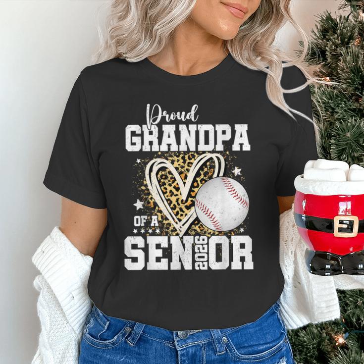 Proud Grandpa Of A 2026 Senior Baseball Graduation Leopard Unisex T-Shirt Proud Grandpa Of A 2026 Senior Baseball Graduation Leopard Unisex T-Shirt