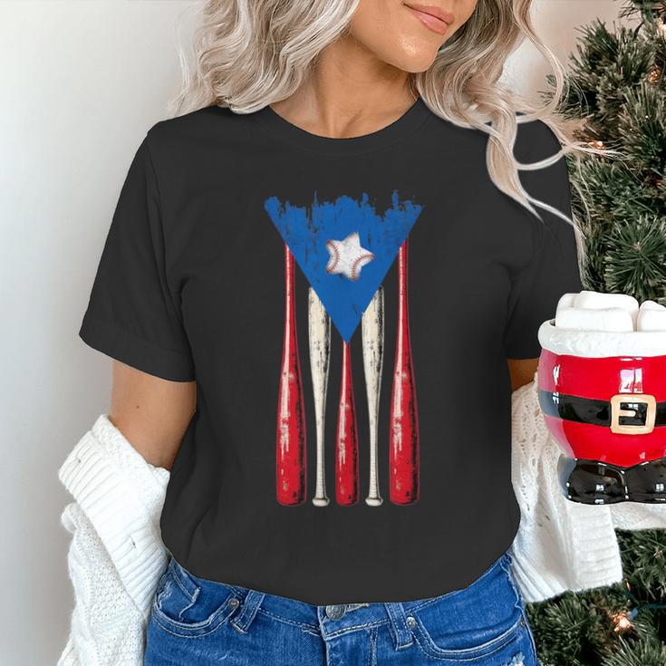 Puerto Rican Baseball Bats Puerto Rico Flag Pride BéIsbol Unisex T-Shirt