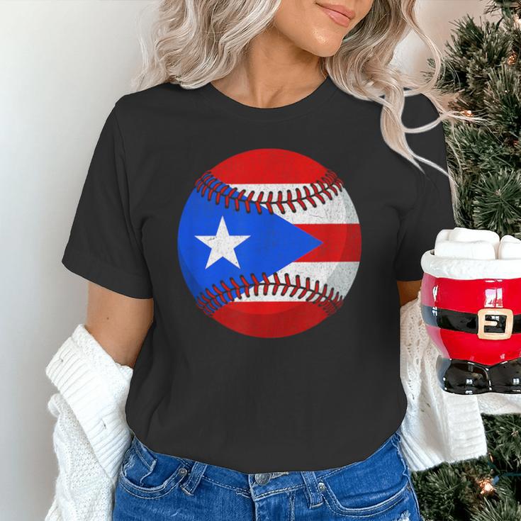 Puerto Rico Baseball Flag Boricua Beisbol Fan Gear Unisex T-Shirt