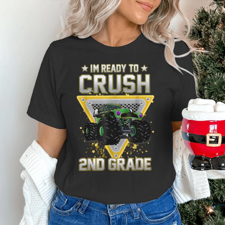 Ready To Crush 2nd Grade Monster Truck Boy Back To School Unisex T-Shirt Ready To Crush 2nd Grade Monster Truck Boy Back To School Unisex T-Shirt