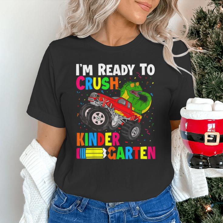 Ready To Crush Kindergarten T-Rex Back To School Boys Unisex T-Shirt Ready To Crush Kindergarten T-Rex Back To School Boys Unisex T-Shirt