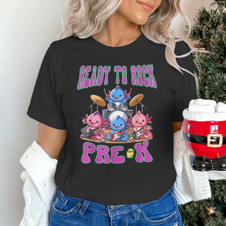 Ready To Rock Pre K Back To School Axolotl Preschool Unisex T-Shirt Ready To Rock Pre K Back To School Axolotl Preschool Unisex T-Shirt