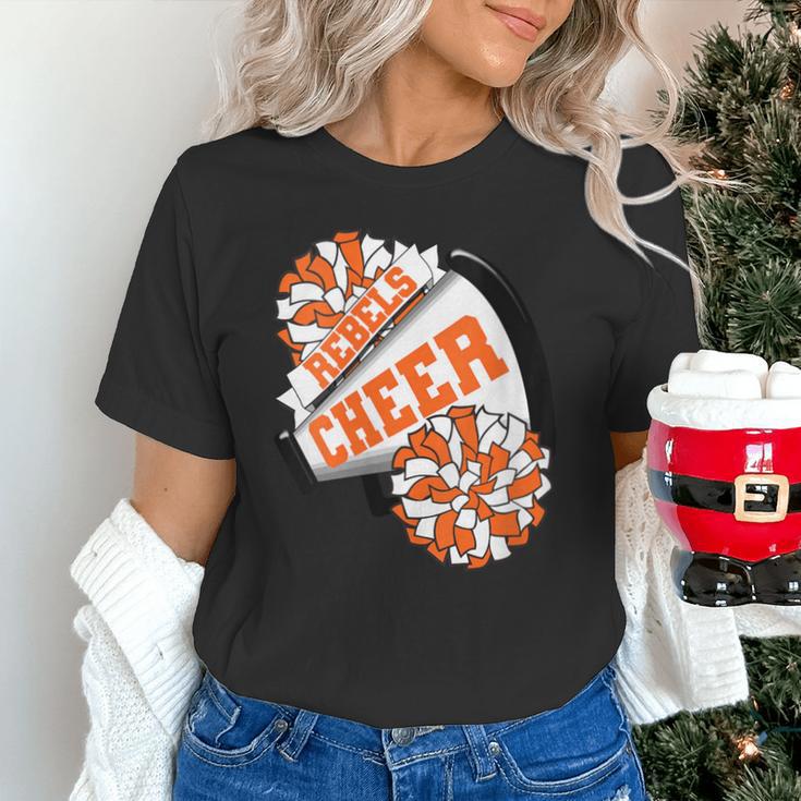 Rebels Cheer Back To School Cheerleading Spirit O Unisex T-Shirt Rebels Cheer Back To School Cheerleading Spirit O Unisex T-Shirt