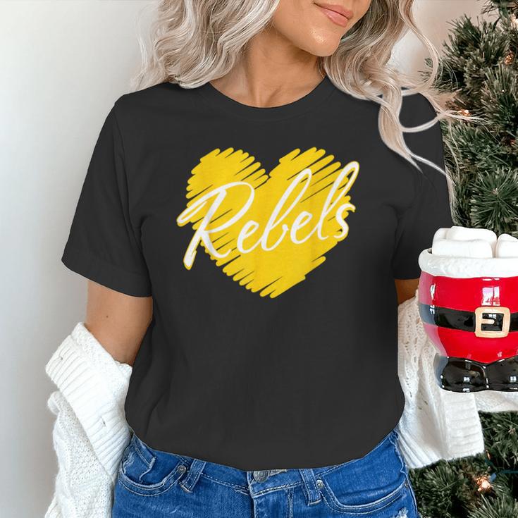 Rebels Heart Back To School Spirit GY Unisex T-Shirt