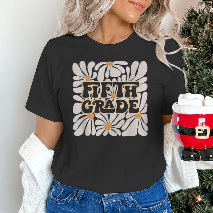 Retro Flower Power Squared Fifth 5th Grade Back To School Unisex T-Shirt Retro Flower Power Squared Fifth 5th Grade Back To School Unisex T-Shirt