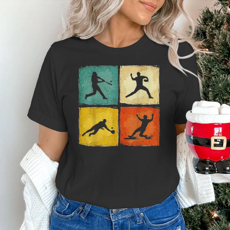 Retro Style Baseball Lover Playing Men Women Kids Baseball Unisex T-Shirt Retro Style Baseball Lover Playing Men Women Kids Baseball Unisex T-Shirt