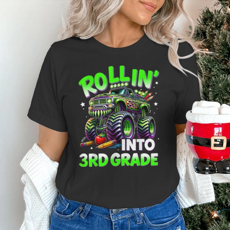 Rollin' Into 3rd Grade Monster Truck Back To School Boys Unisex T-Shirt Rollin' Into 3rd Grade Monster Truck Back To School Boys Unisex T-Shirt