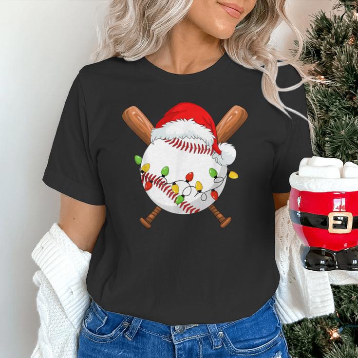 Santa Sports For Men Boys Christmas Baseball Player Unisex T-Shirt Santa Sports For Men Boys Christmas Baseball Player Unisex T-Shirt
