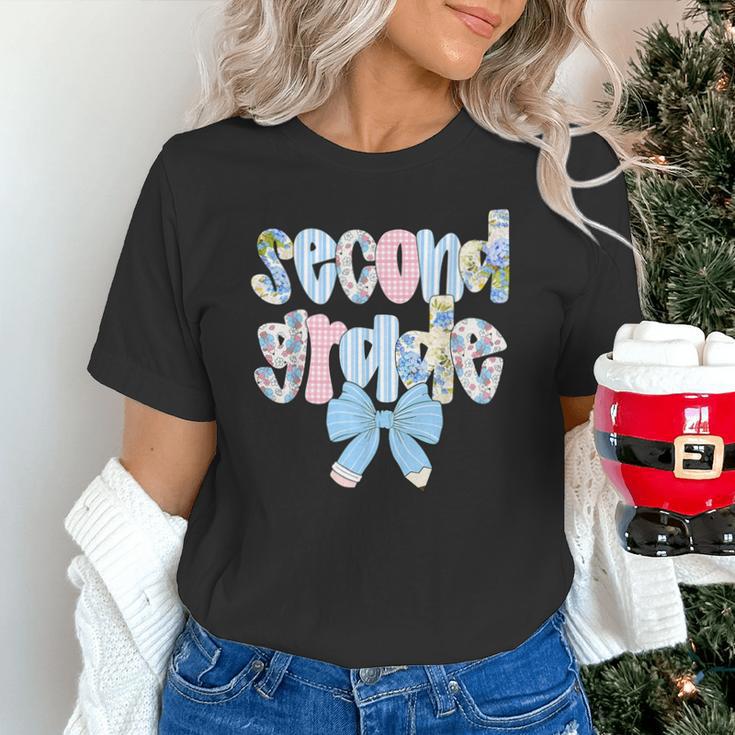 Second Grade Coquette Bow Pencil First Day Back To School Unisex T-Shirt