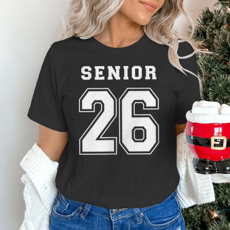Senior 26 Class Of 2026 Front Back Grad Back To School Unisex T-Shirt Senior 26 Class Of 2026 Front Back Grad Back To School Unisex T-Shirt