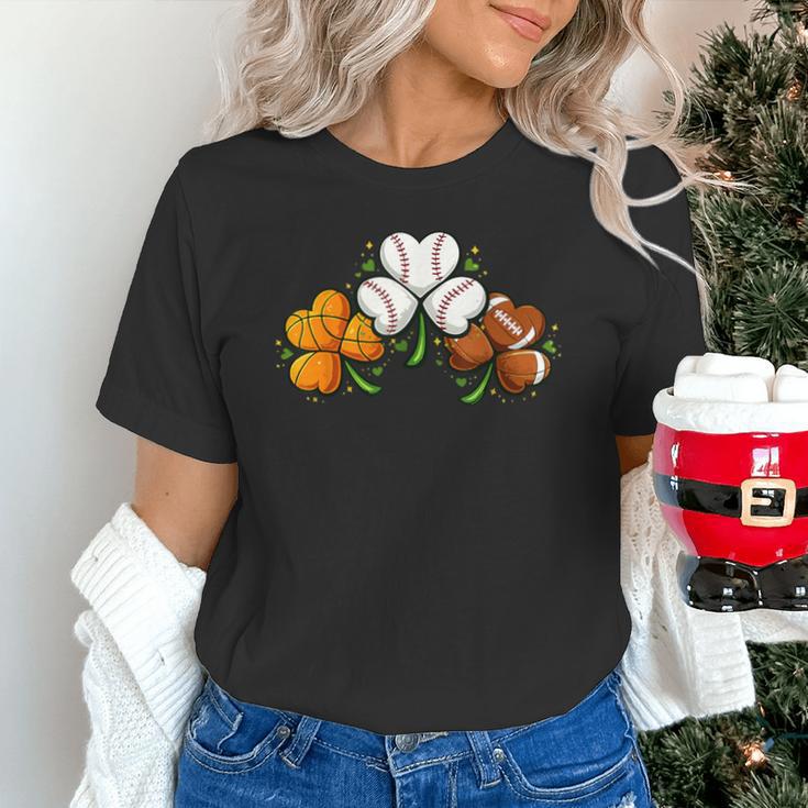 Shamrock Baseball Basketball Football St Patricks Day Unisex T-Shirt Shamrock Baseball Basketball Football St Patricks Day Unisex T-Shirt