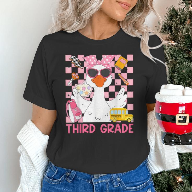 Silly Goose Third Grade Grade Back To School Coquette Girly Unisex T-Shirt Silly Goose Third Grade Grade Back To School Coquette Girly Unisex T-Shirt