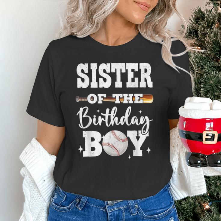 Sister Of The Birthday Boy Baseball Bday Family Unisex T-Shirt Sister Of The Birthday Boy Baseball Bday Family Unisex T-Shirt