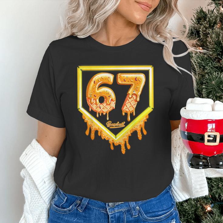 Six Seven 67 Meme Gen Alpha Slang Baseball 101 Unisex T-Shirt