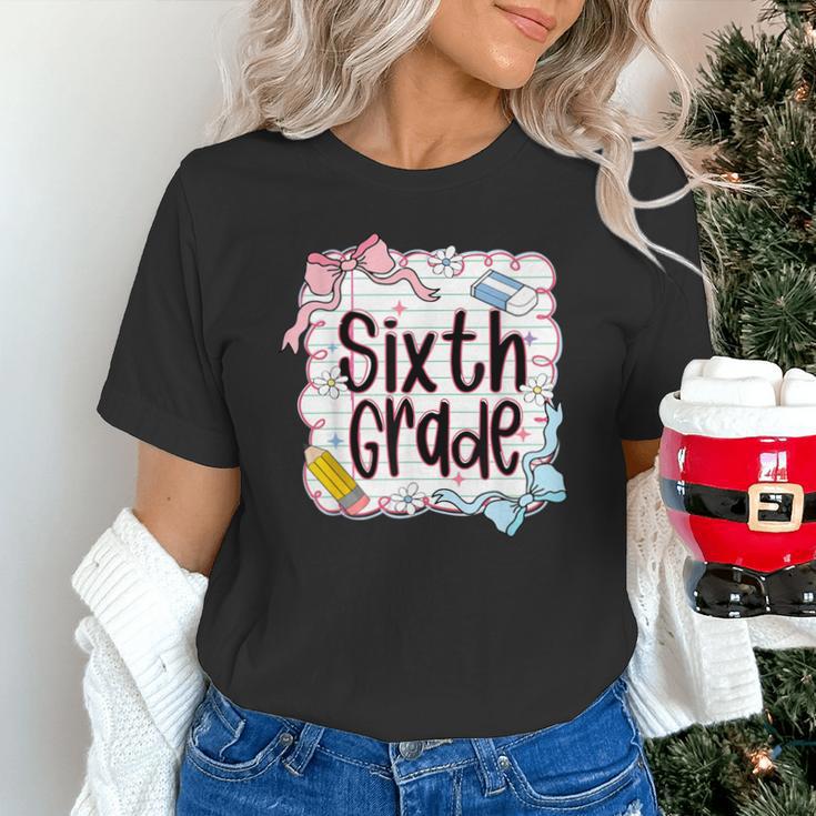 Sixth Grade Back To School For Girls Pink Notebook Unisex T-Shirt Sixth Grade Back To School For Girls Pink Notebook Unisex T-Shirt