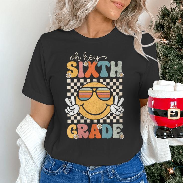 Sixth Grade Oh Hey Smile Retro Back To School 6th Grade Unisex T-Shirt