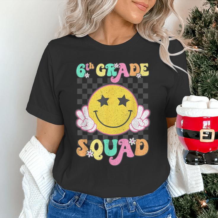 Sixth Grade Squad Smile Retro Back To School 6th Grade Unisex T-Shirt Sixth Grade Squad Smile Retro Back To School 6th Grade Unisex T-Shirt
