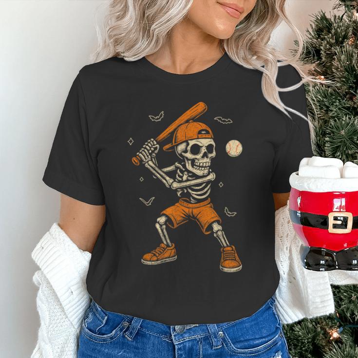 Skeleton Baseball Player Costume Halloween Men Boys Unisex T-Shirt Skeleton Baseball Player Costume Halloween Men Boys Unisex T-Shirt