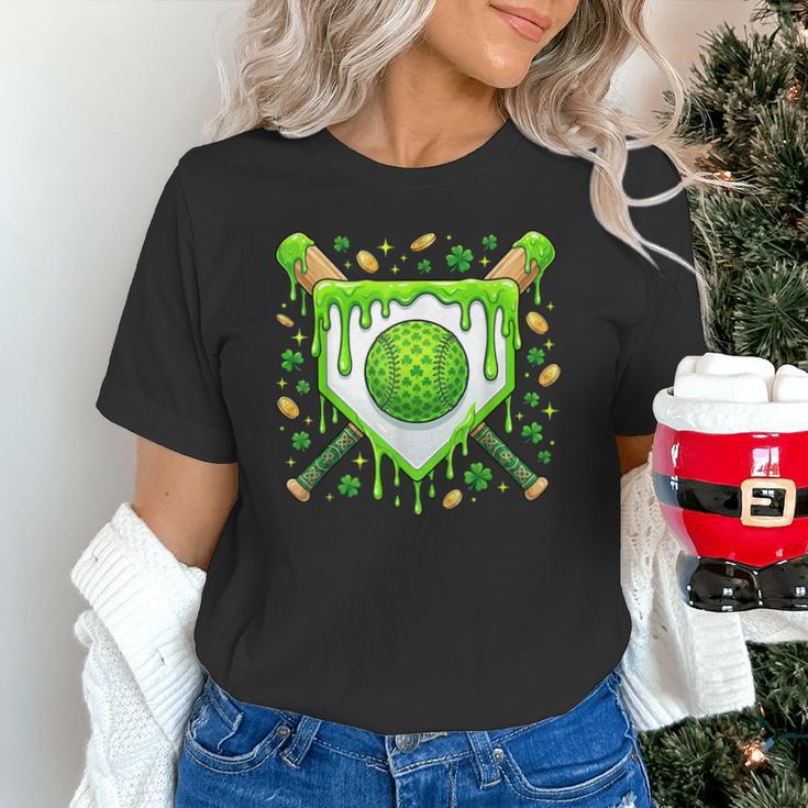 St Patrick Day Baseball Drip Ice Cream Boys Men Unisex T-Shirt St Patrick Day Baseball Drip Ice Cream Boys Men Unisex T-Shirt